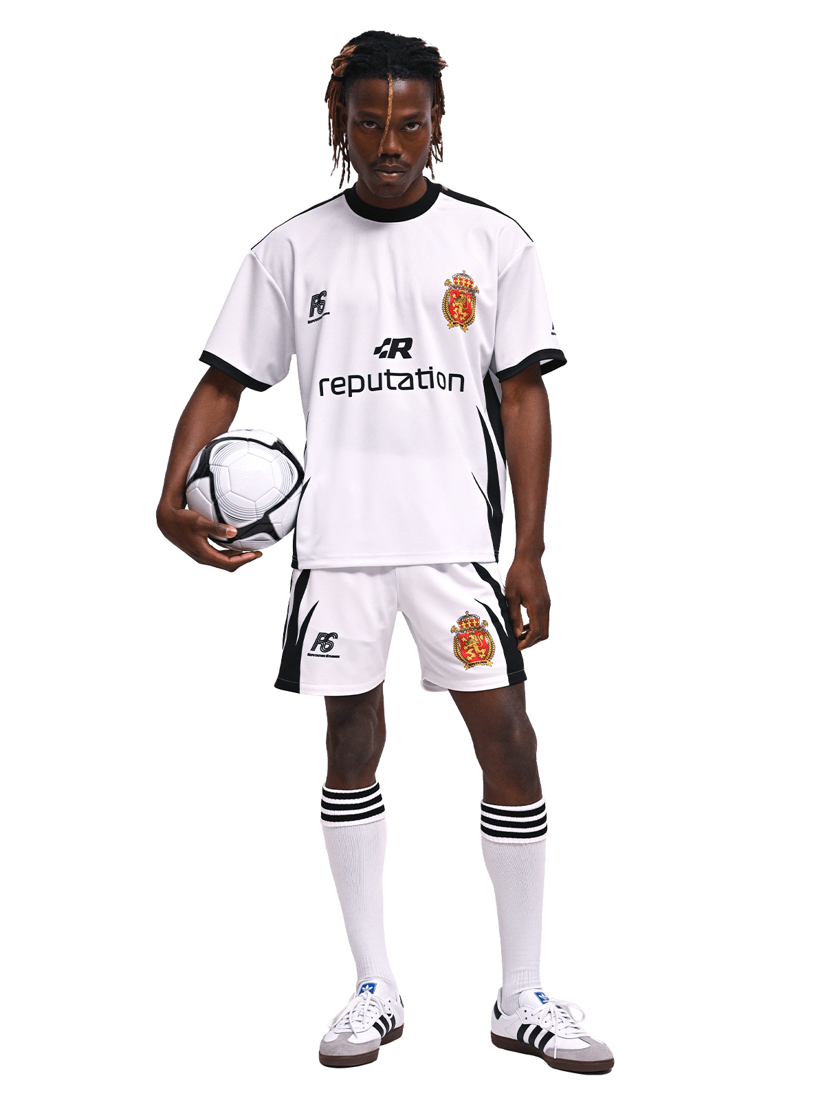 Football Shorts - White