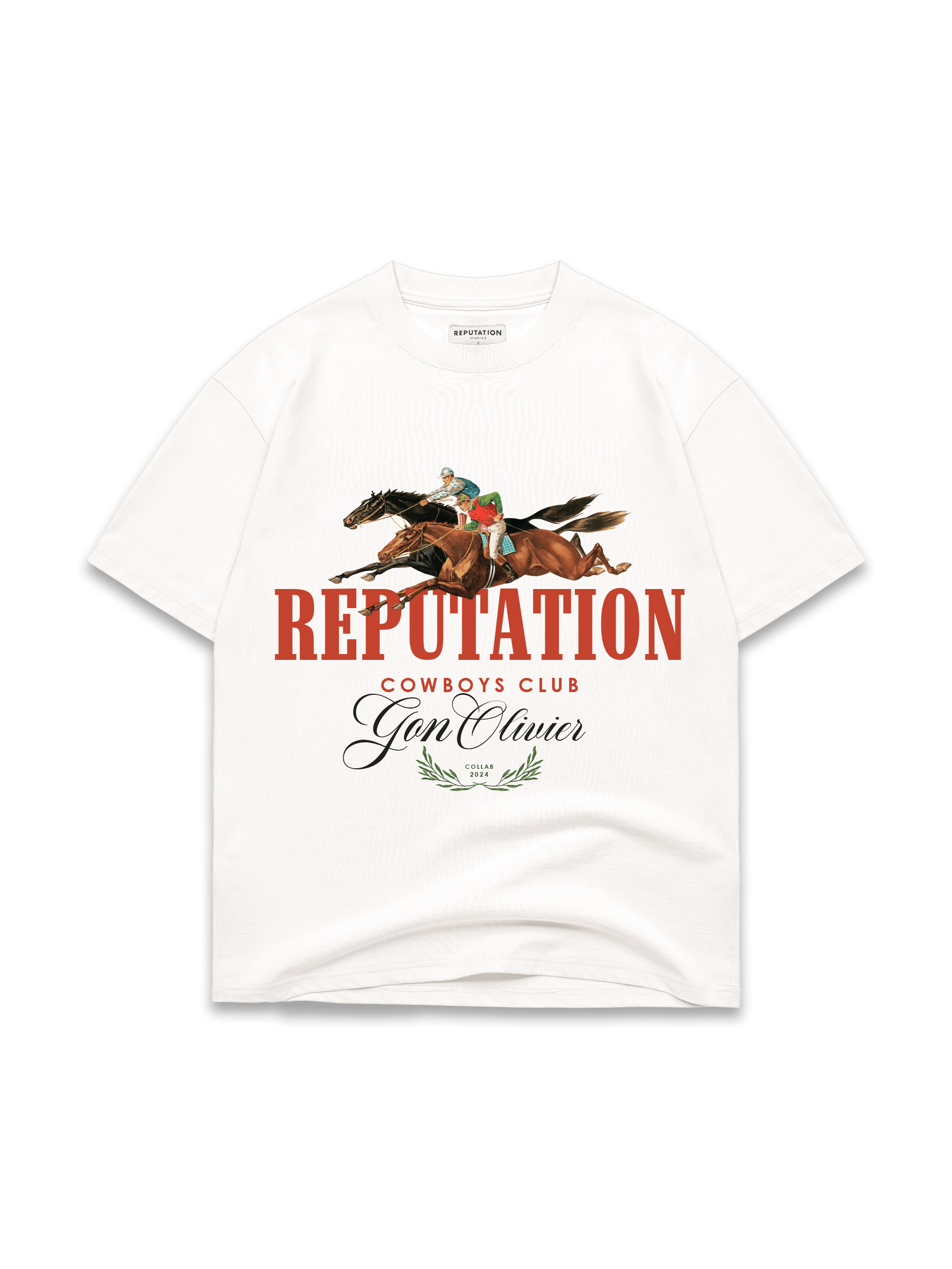 GonOlivier x Reputation Rodeo Tee - Cream