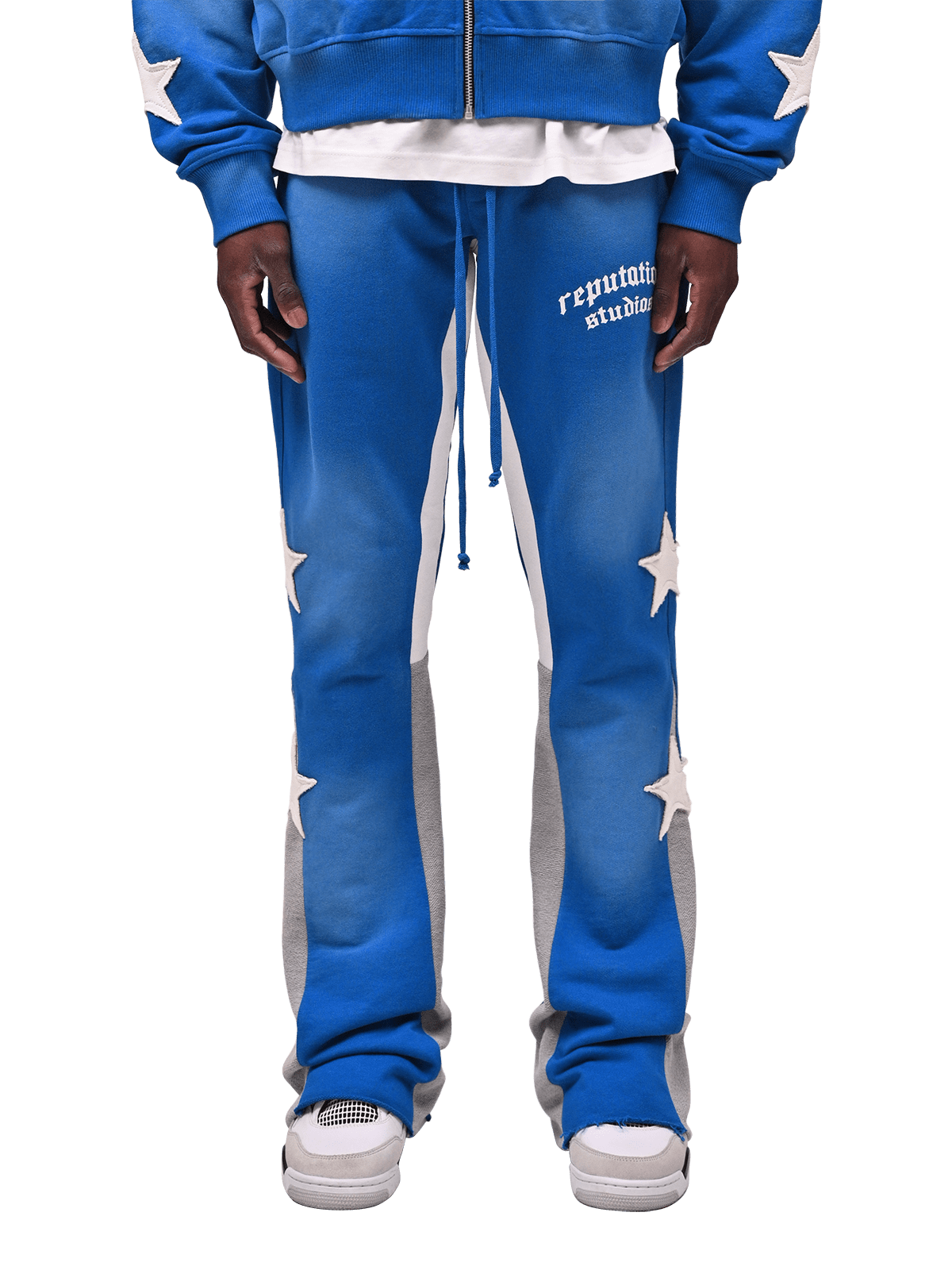 Sun Fade Flare Sweatpants - Royal Blue