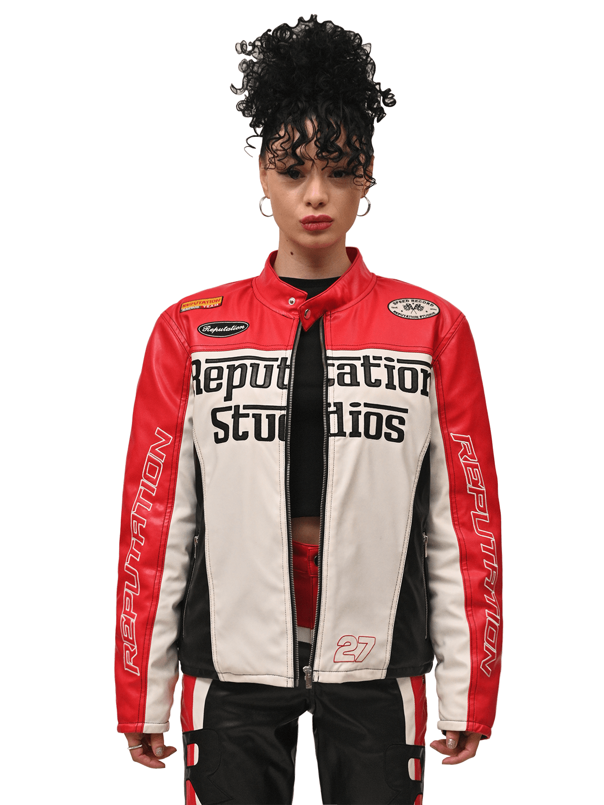 Moto Jacket - Red