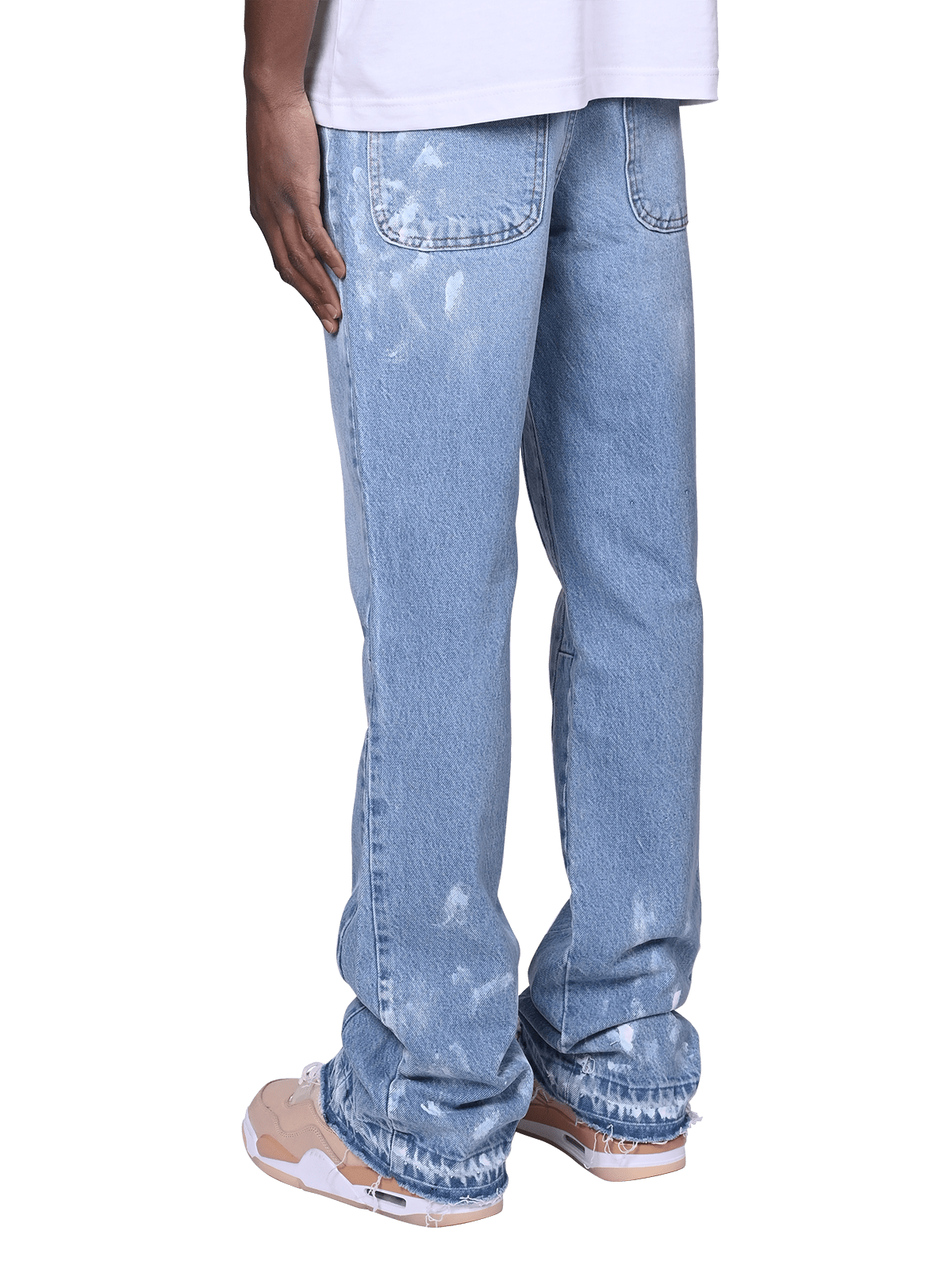 Flare Painters Denim - Light Stone