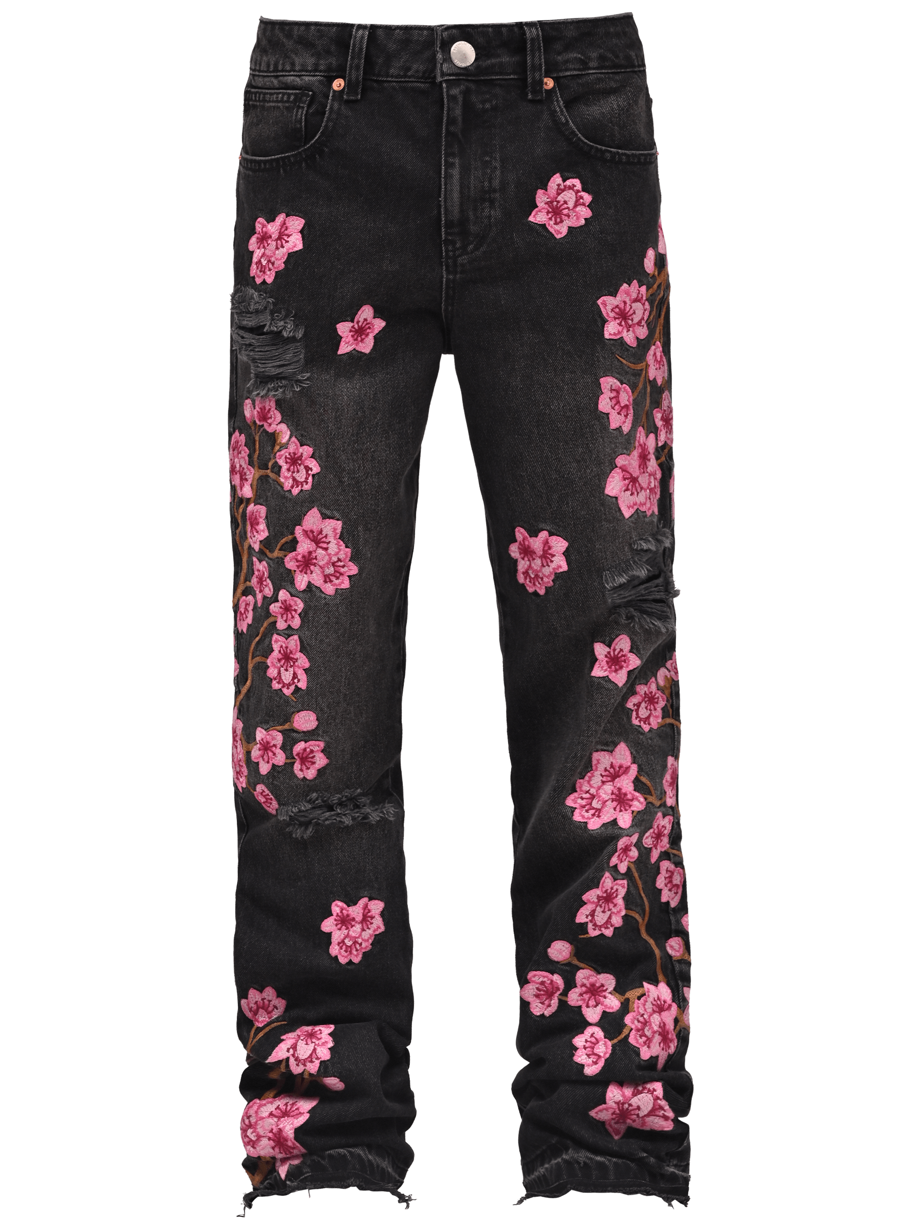 Sakura Flare Denim - Black