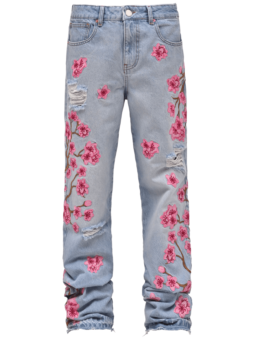 Sakura Flare Denim - Light Stone